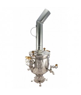 Samovar on coal, charcoal, firewood 5 liters "Exclusive" in a set of "Gift"