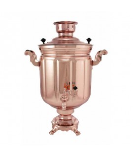 Samovar electric 10 liters "Tula" coppe plated Samovar electric 10 liters "Tula" coppe plated