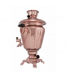 Samovar electric 3 liters "Glass" copperplated 