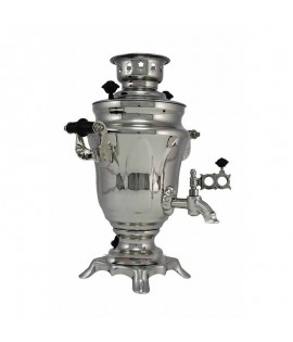 Samovar electric 1.5 liters "Tulip" nickel  Samovar electric 1.5 liters "Tulip" nickel