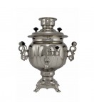 Samovar electric 3 liters "Round" silver 