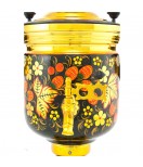 Samovar electric 3 liters "Bank" hand-painting "Classic Khokhloma" 