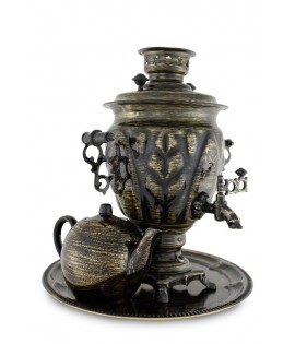 Samovar electric 3 liters "Black Snowstorm" in the set Samovar electric 3 liters "Black Snowstorm" in the set