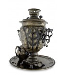 Samovar electric 3 liters "Black Snowstorm" in the set
