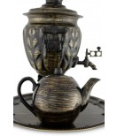 Samovar electric 3 liters "Black Snowstorm" in the set