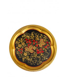 Samovar electric 3 liters "Cone" in the set of "Russian Khokhloma" hand-painting  Samovar electric 3 liters "Cone" in the set of "Russian Khokhloma" hand-painting